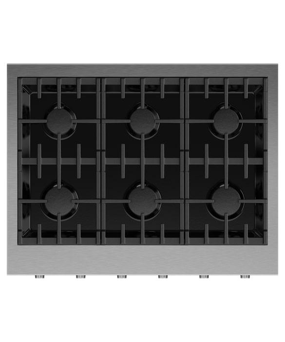 Fisher Paykel - 35.875 inch wide Gas Cooktop in Stainless - CPV3-366-L