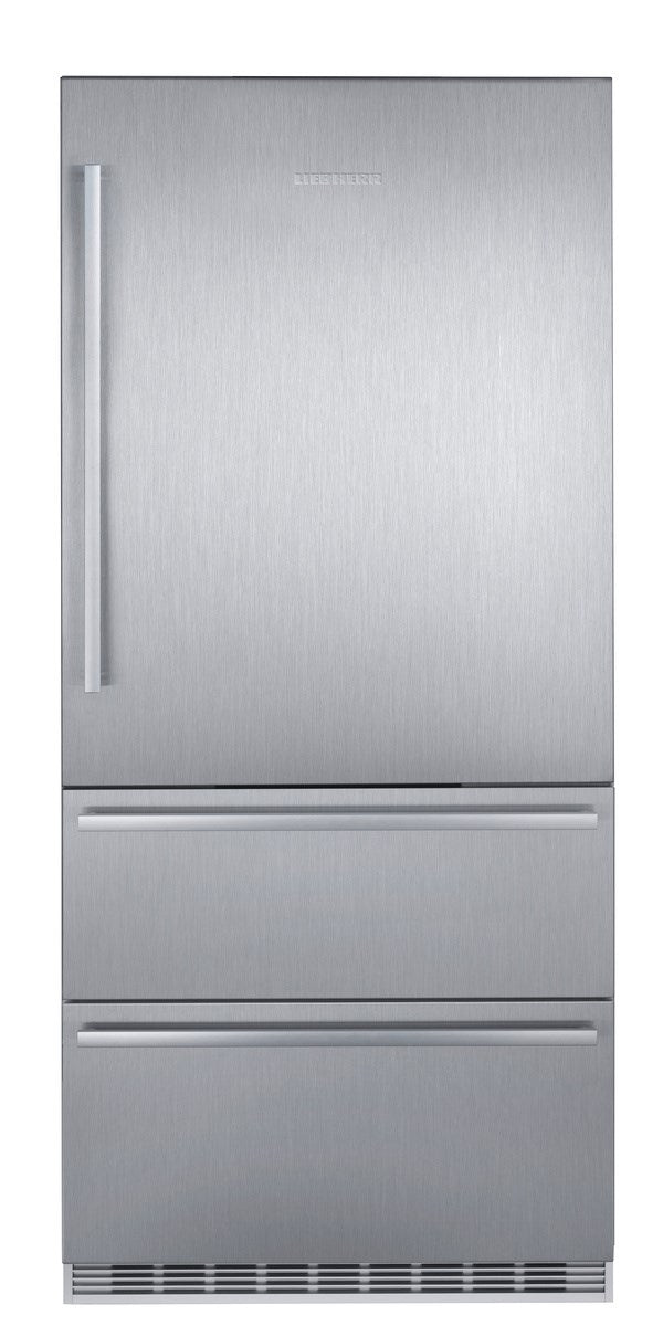 Liebherr - 35.875 Inch 19.5 cu. ft Bottom Mount Refrigerator in Stainless - CS2080