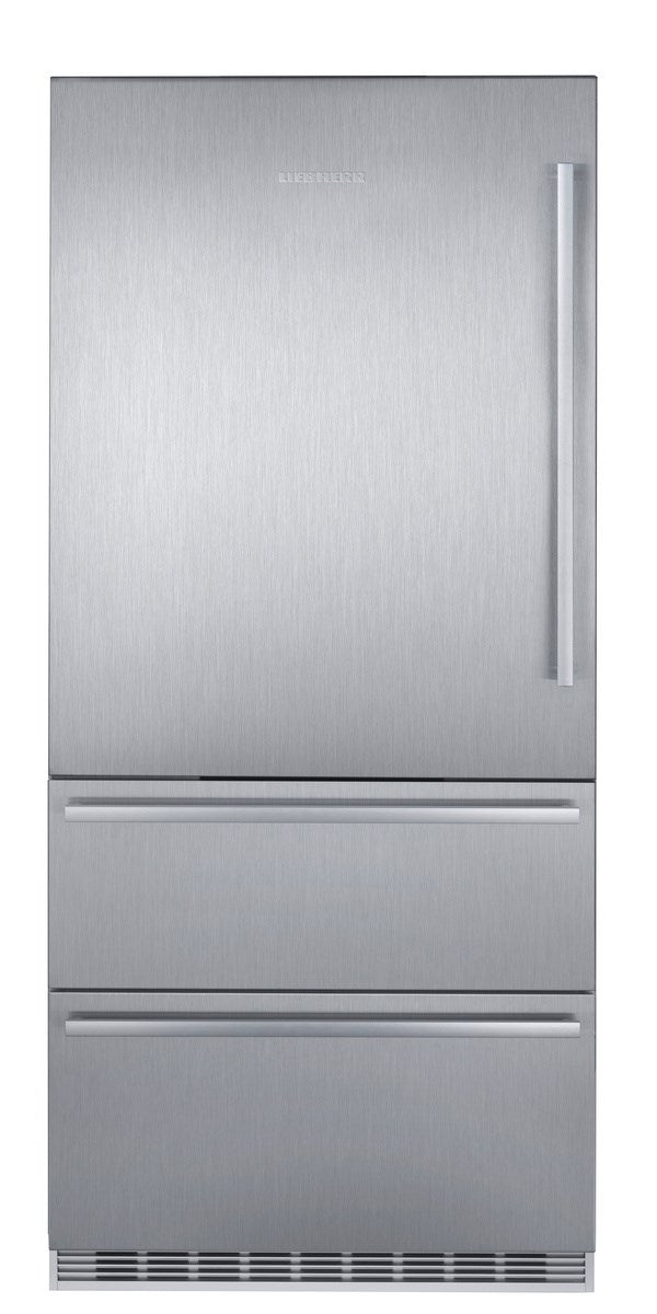 Liebherr - 35.875 Inch 19.5 cu. ft Bottom Mount Refrigerator in Stainless - CS2081