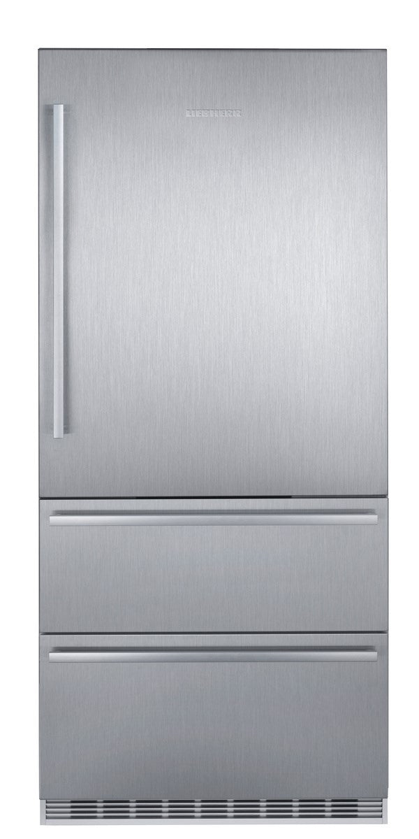 Liebherr - 35.875 Inch 19.5 cu. ft Bottom Mount Refrigerator in Stainless - CS2090