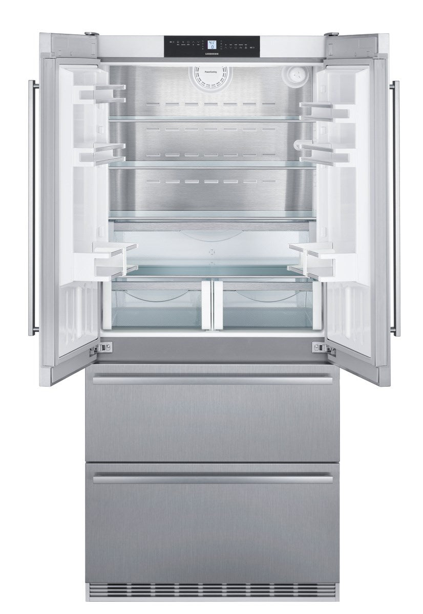 Liebherr - 36 Inch 19.5 cu. ft French Door Refrigerator in Stainless - CS2092