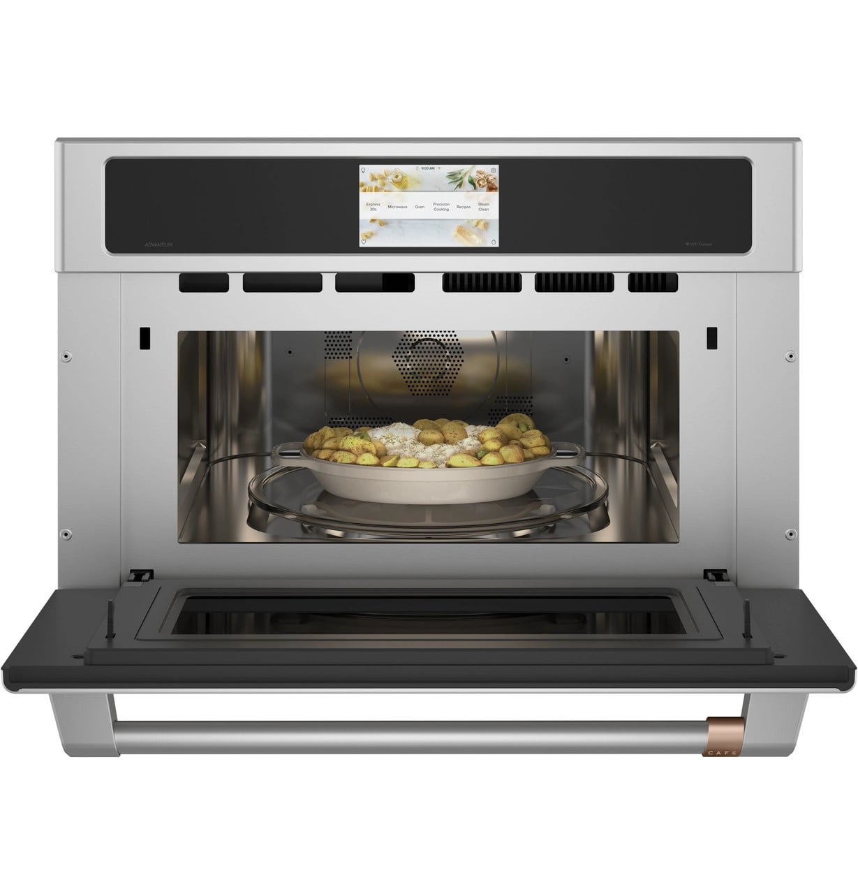 Café - 1.7 cu. ft Single Wall Oven in Stainless - CSB913P2NS1