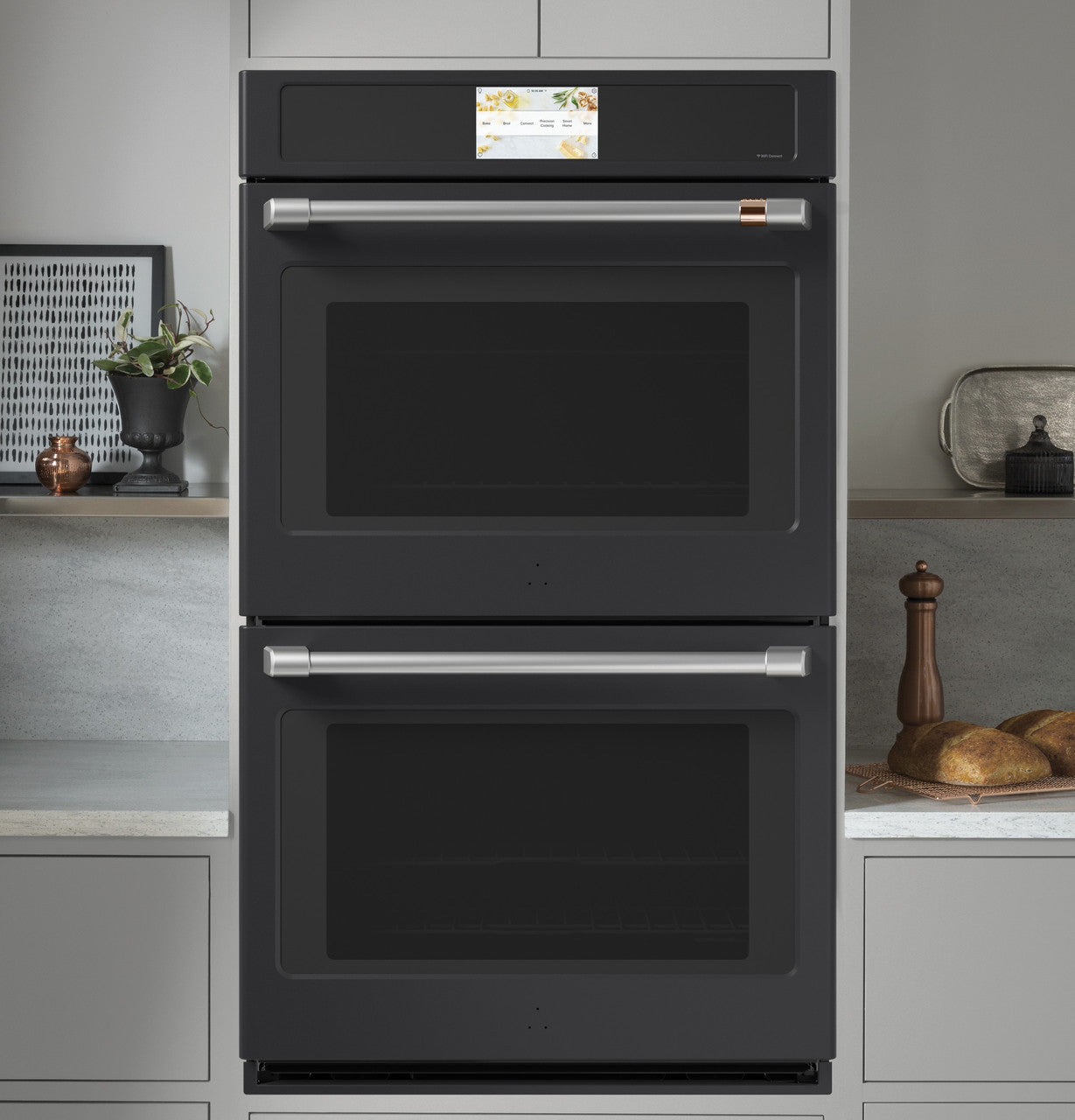 Café - 10 cu. ft Double Wall Oven in Black - CTD90DP3ND1
