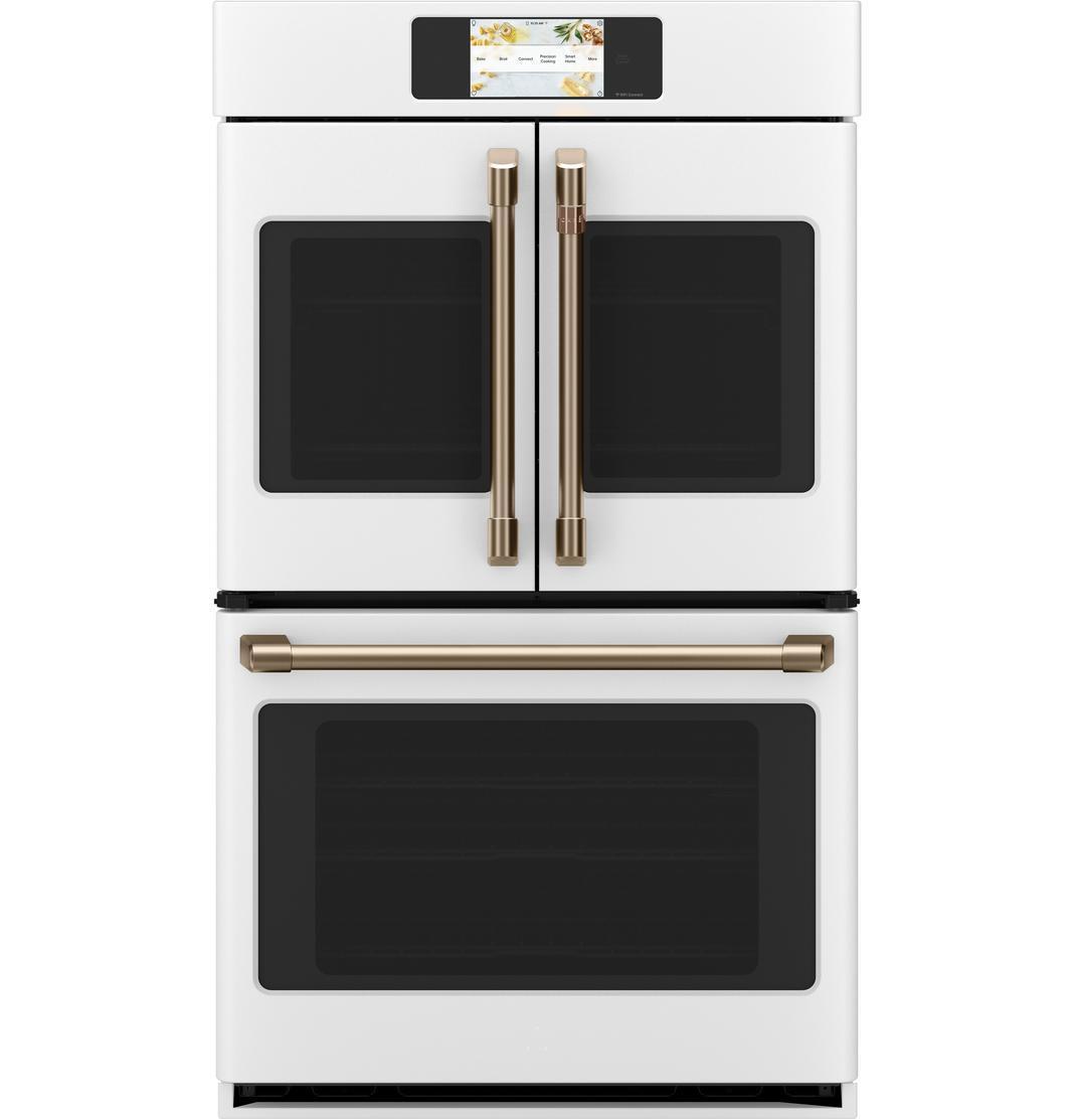 Café - 10 cu. ft Double Wall Oven in White - CTD90FP4NW2