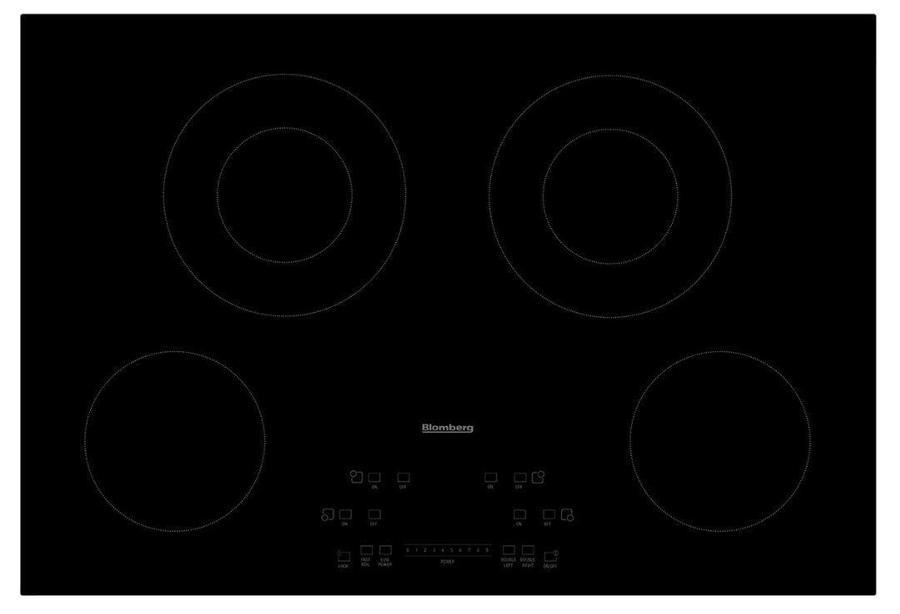 Blomberg - 30 inch wide Electric Cooktop in Black - CTE30410