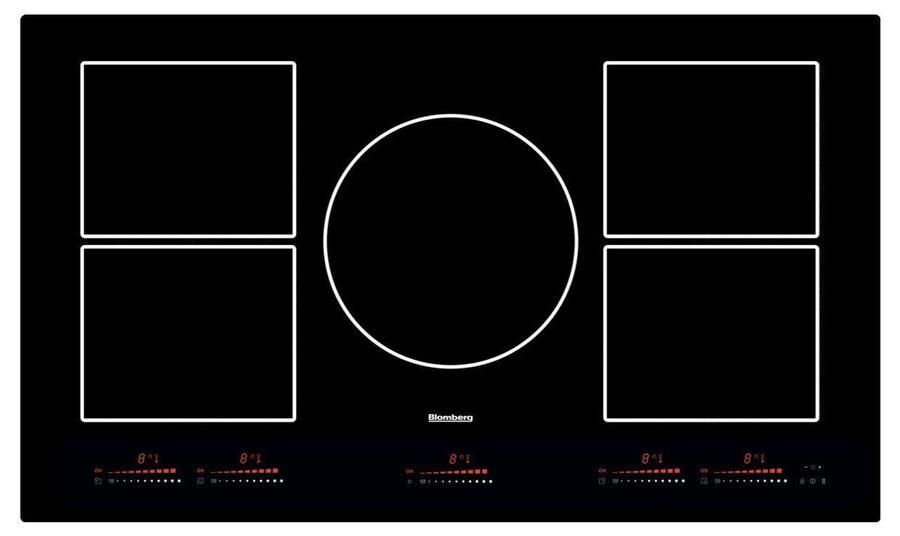 Blomberg - 34.625 inch wide Induction Cooktop in Black - CTI36510