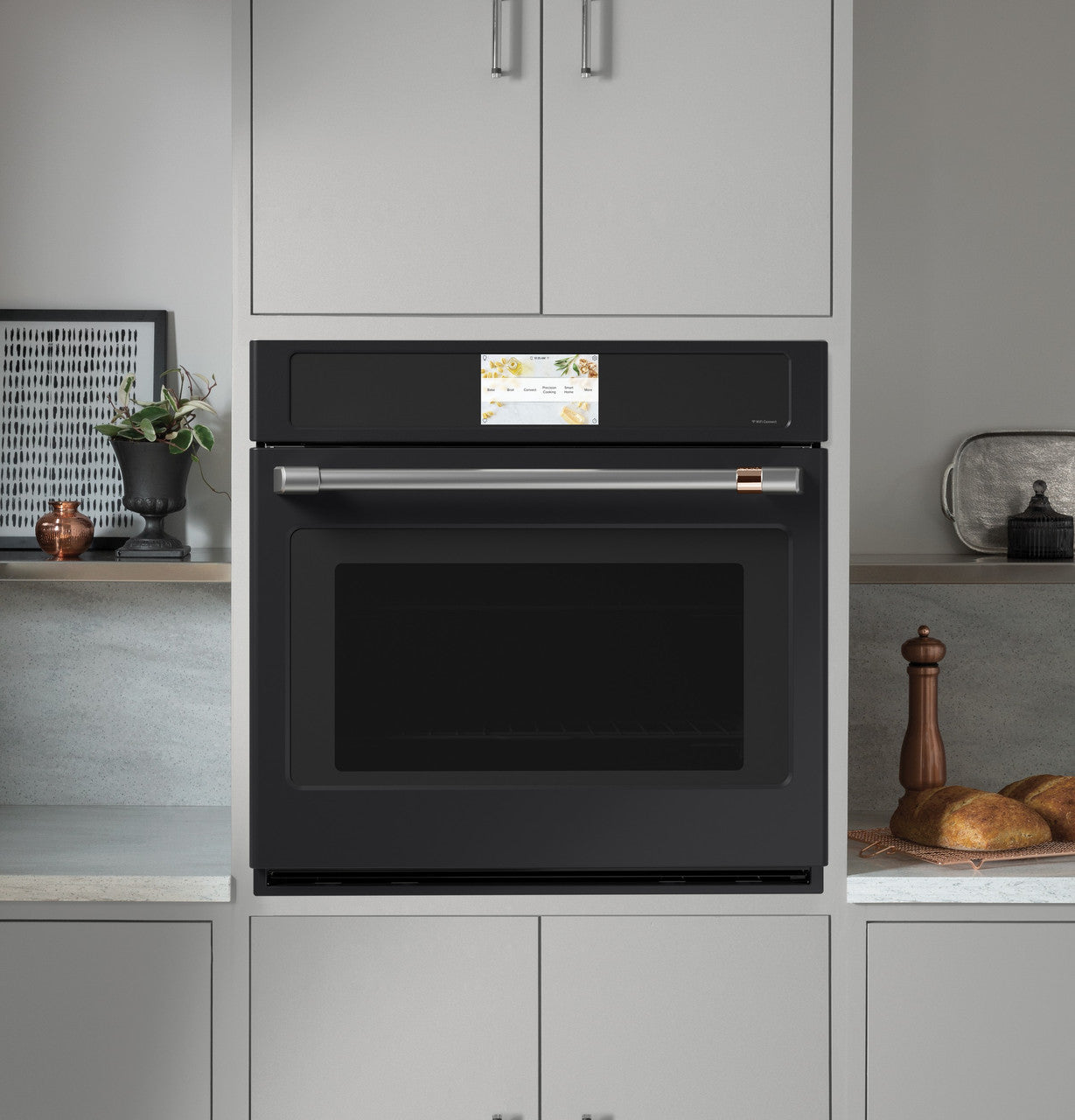 Café - 5 cu. ft Single Wall Oven in Black - CTS90DP3ND1