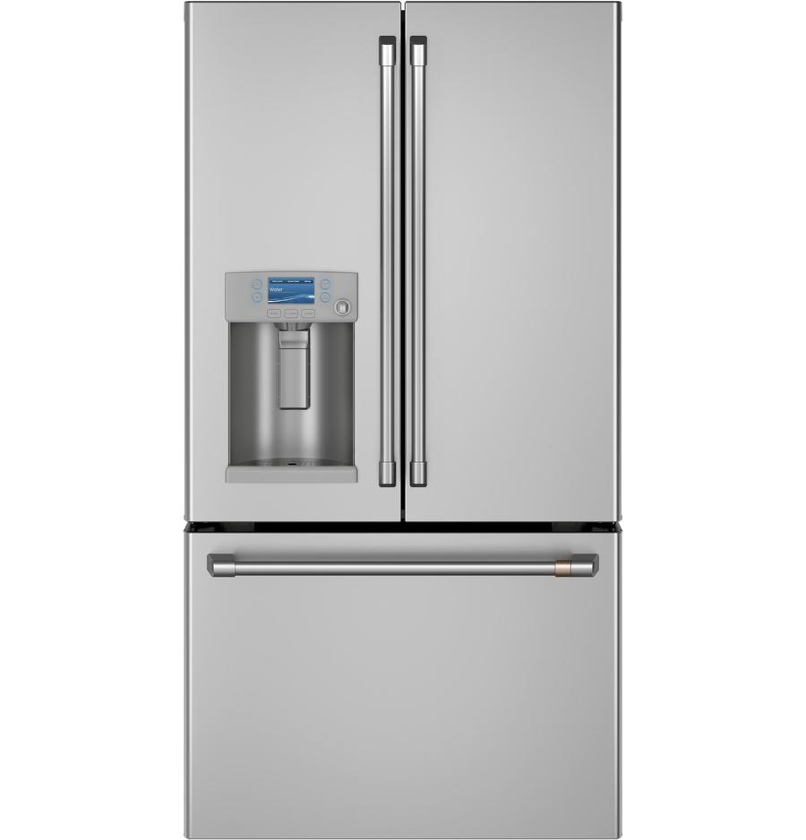 Café - 35.75 Inch 22.2 cu. ft French Door Refrigerator in Stainless - CYE22TP2MS1