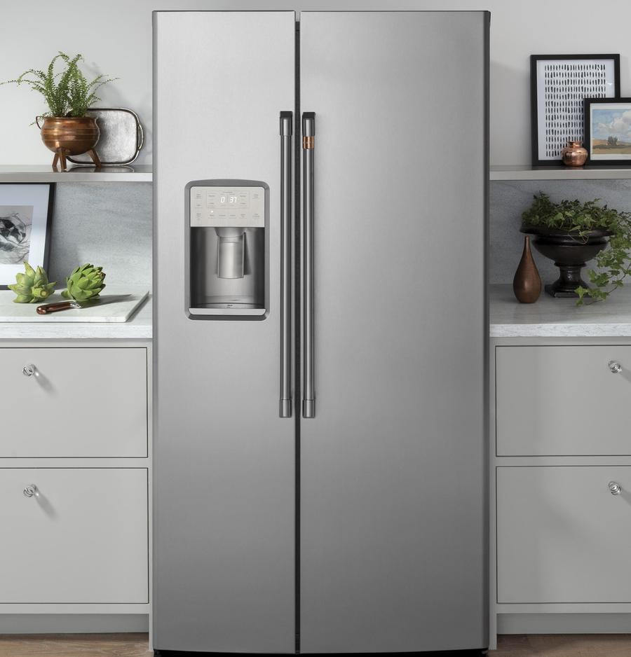 Café - 35.75 Inch 1.9 cu. ft Side by Side Refrigerator in Stainless - CZS22MP2NS1