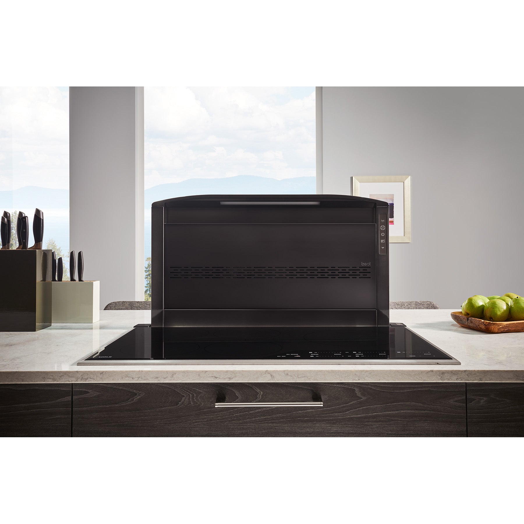Best - 36 Inch Downdraft Vent in Black Stainless - D49M36BLS
