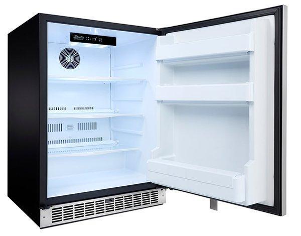 Silhouette - 23.82 Inch 5.5 cu. ft Built In / Integrated Refrigerator in Stainless - DAR055D1BSSPR
