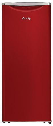 Danby - 25.79 Inch 11 cu. ft Contemporary Classic Apartment Size Refrigerator in Red - DAR110A3LDB