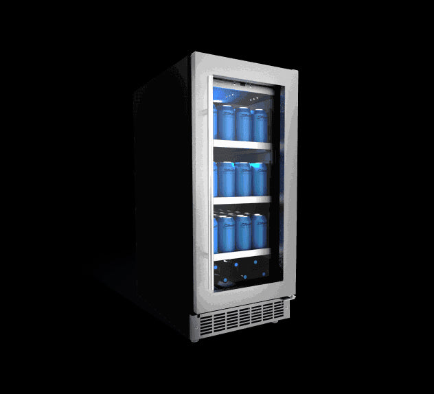 Silhouette - 14.96 Inch 3.1 cu. ft Built In / Integrated Refrigerator in Stainless - DBC031D1BSSPR