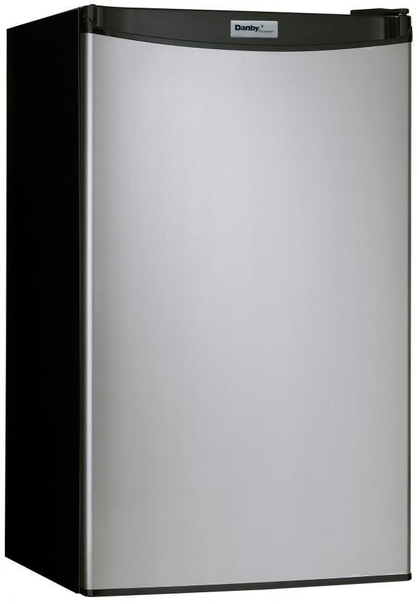 Danby - 17.6875 Inch 3.2 cu. ft Mini Fridge Refrigerator in Stainless - DCR032A2BSLDD