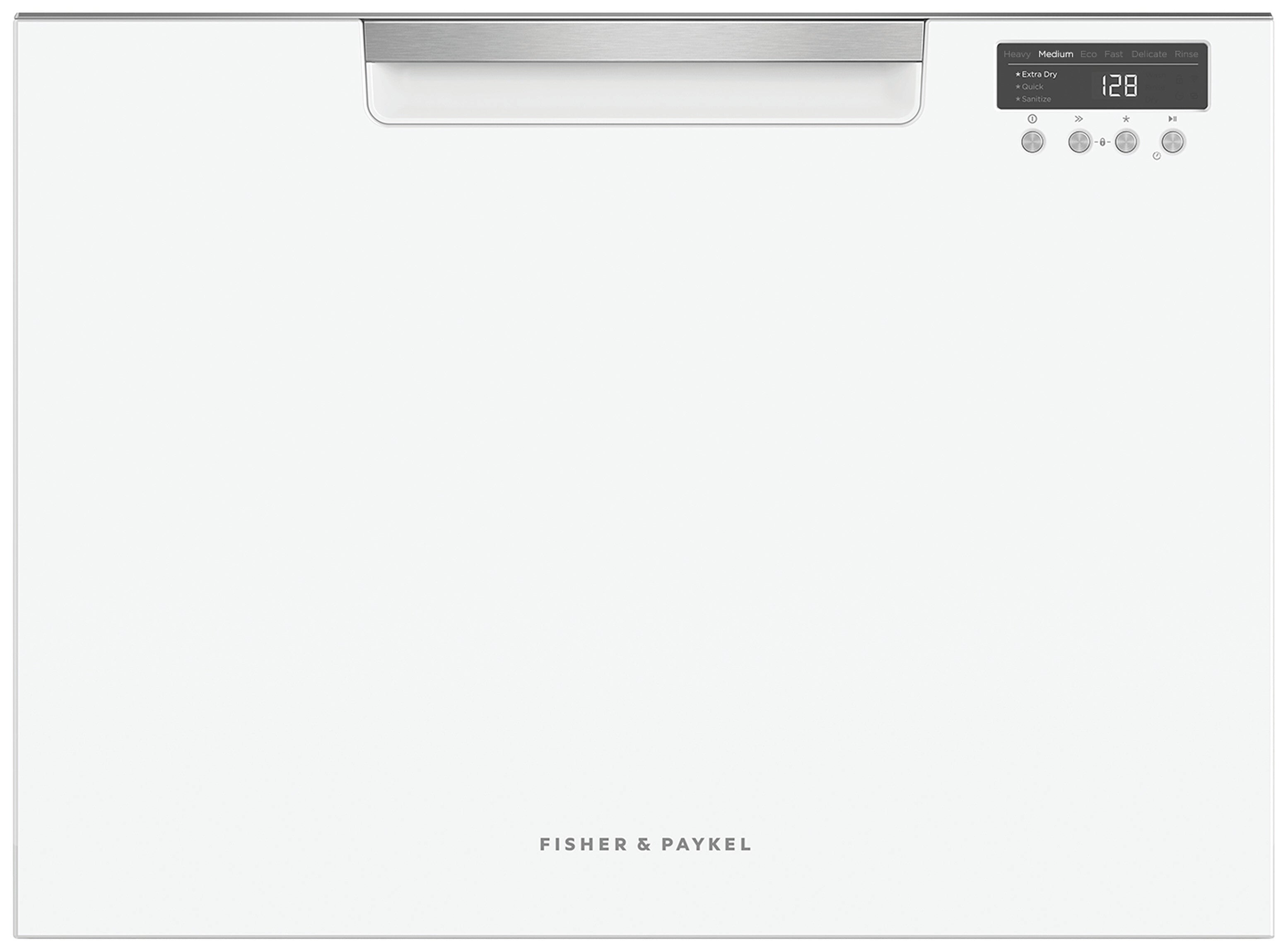 Fisher Paykel - 42 dBA Dish Drawer Dishwasher in White - DD24SCTW9 N
