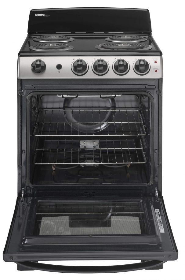 Danby - 2.9 cu. ft  Electric Range in Stainless - DER245BSSC
