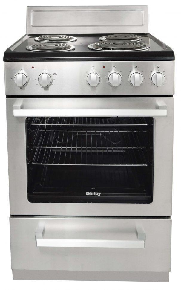 Danby - 2.5 cu. ft  Electric Range in Stainless - DERM240BSSC