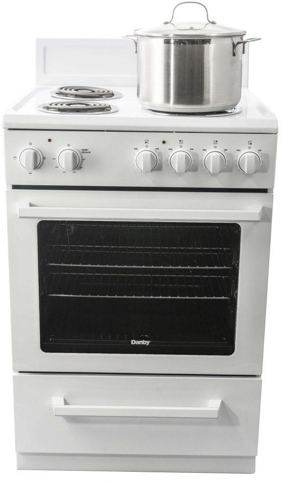 Danby 2.5 cu. ft Electric Range in White DERM240WC