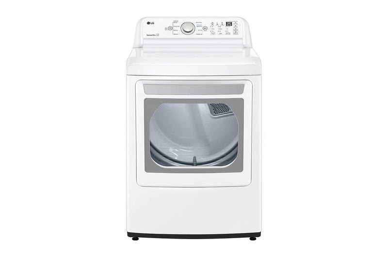 LG - 7.3 cu. Ft  Electric Dryer in White - DLE7150W