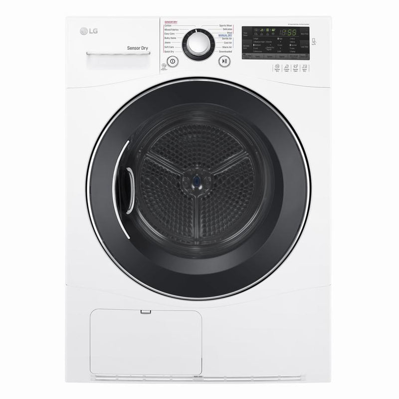 LG - 4.2 cu. Ft  Electric Dryer in White - DLEC888W
