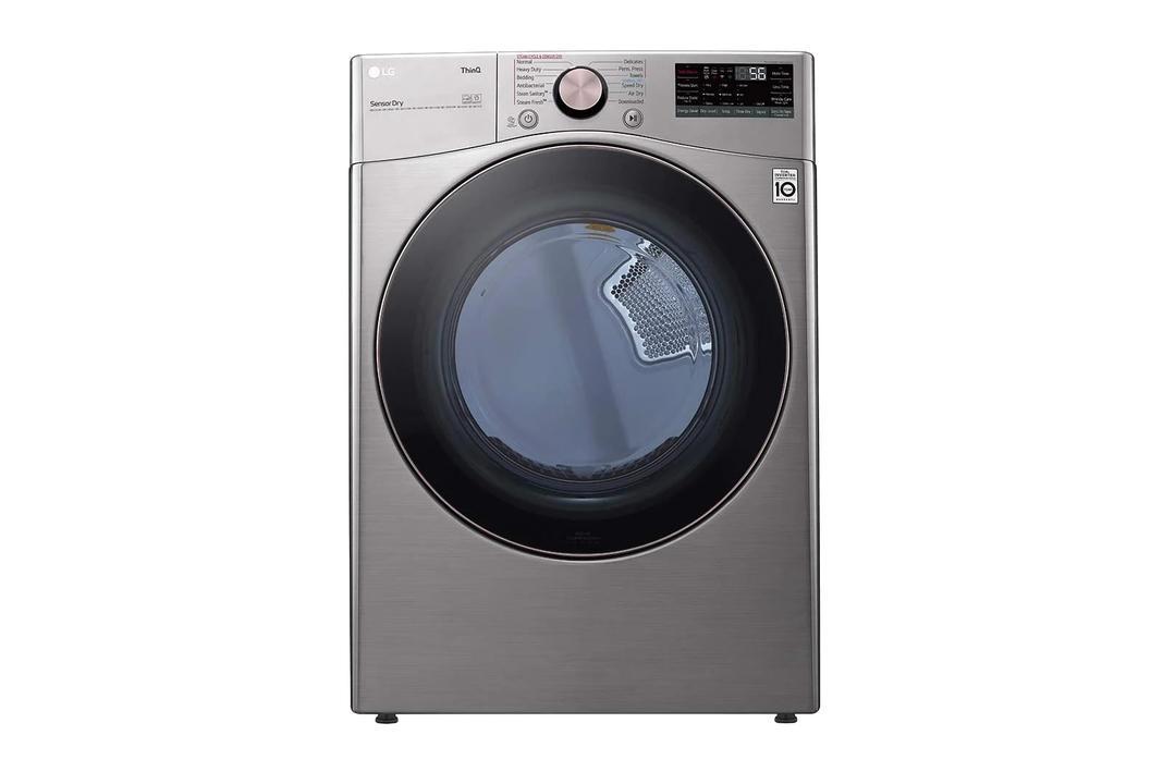 LG - 7.4 cu. Ft  Electric Dryer in Grey - DLEX3850V