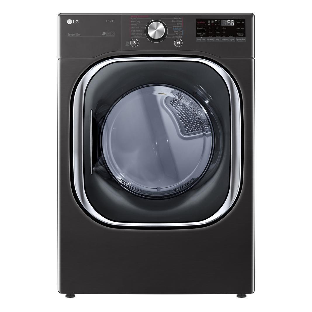 LG - 7.4 cu. Ft  Electric Dryer in Black Stainless - DLEX4500B