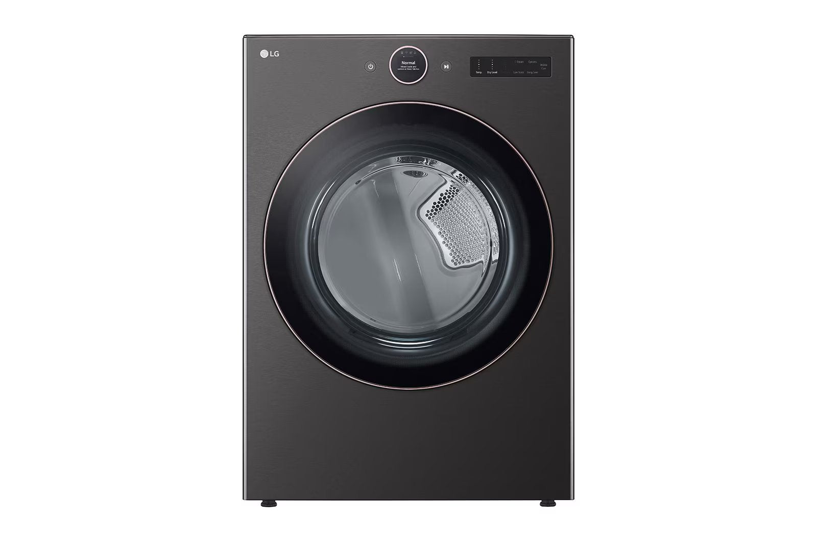 LG - 7.4 cu. Ft  Electric Dryer in Black Stainless - DLEX6500B
