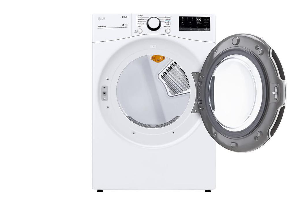 LG - 7.4 cu. Ft  Gas Dryer in White - DLG3601W