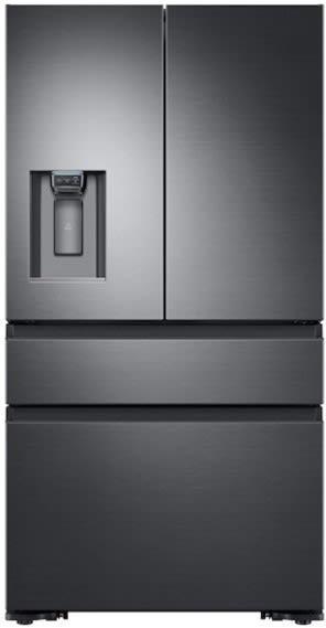 Dacor - 35.8 Inch 22.6 cu. ft French Door Refrigerator in Black Stainless - DRF36C000MT