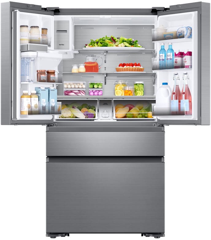 Dacor - 35.8 Inch 22.6 cu. ft French Door Refrigerator in Black Stainless - DRF36C000MT