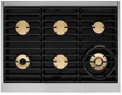 Dacor - 36 inch wide Gas Cooktop in Black Stainless - DTT36M876LM