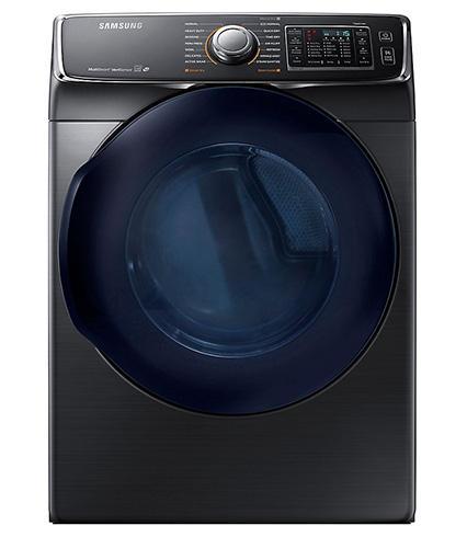 Samsung - 7.5 cu. Ft  Electric Dryer in Black Stainless - DV45K6500EV