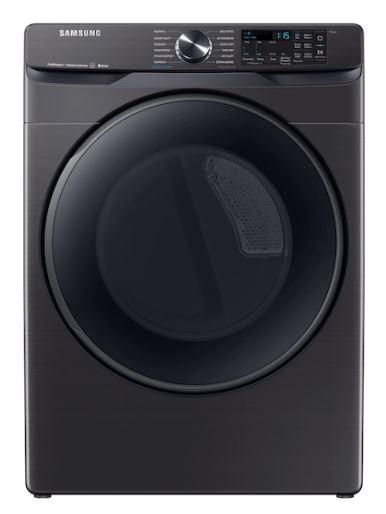 SAMSUNG - 7.5 cu. Ft  Electric Dryer in Black Stainless - DVE50R8500V