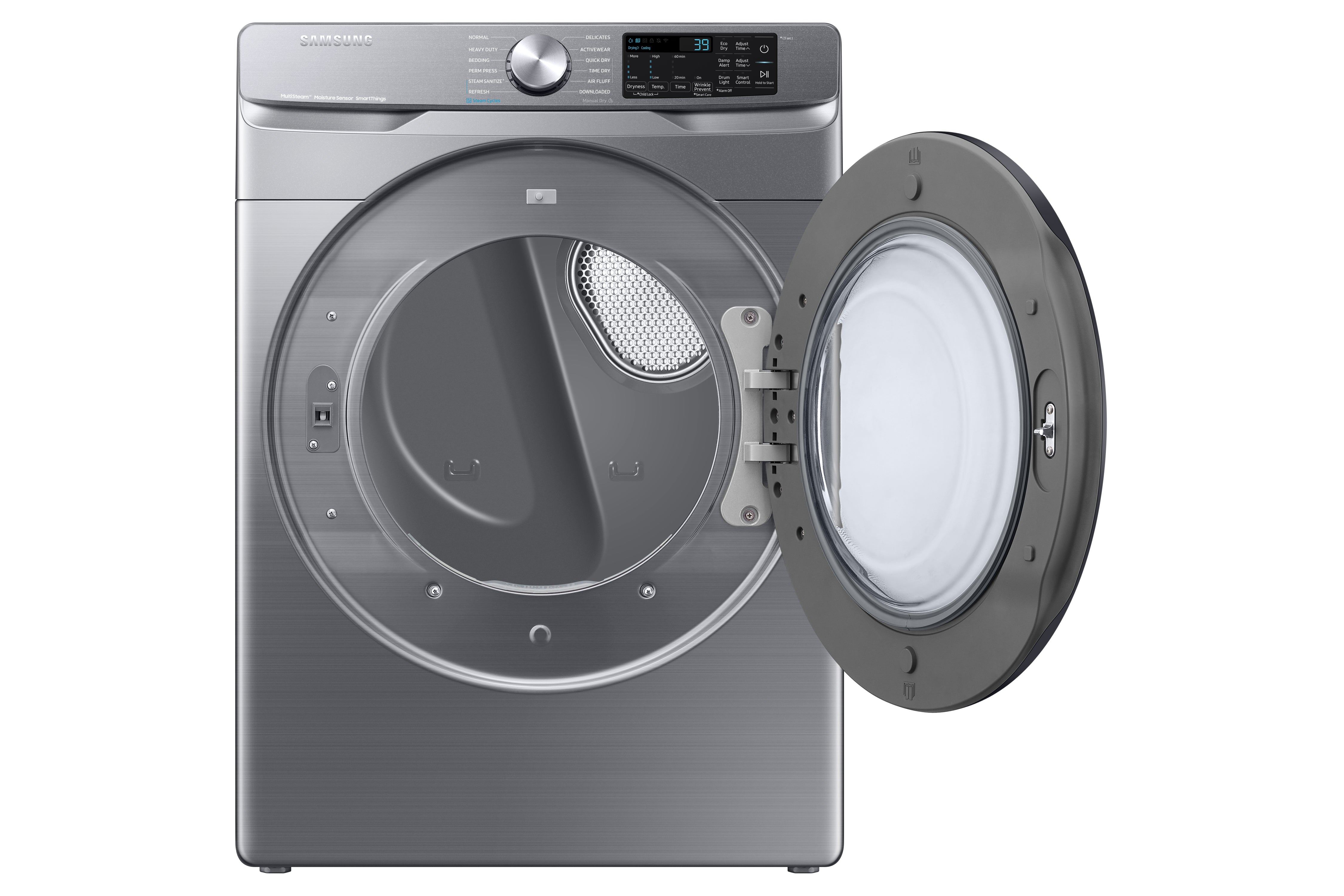 Samsung - 7.5 cu. Ft  Electric Dryer in Platinum - DVE45B6305P
