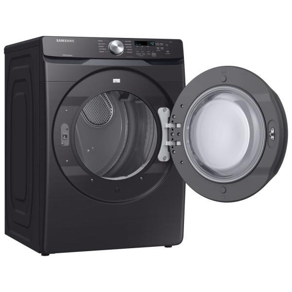 Samsung - 7.5 cu. Ft  Electric Dryer in Black Stainless - DVE45T6005V