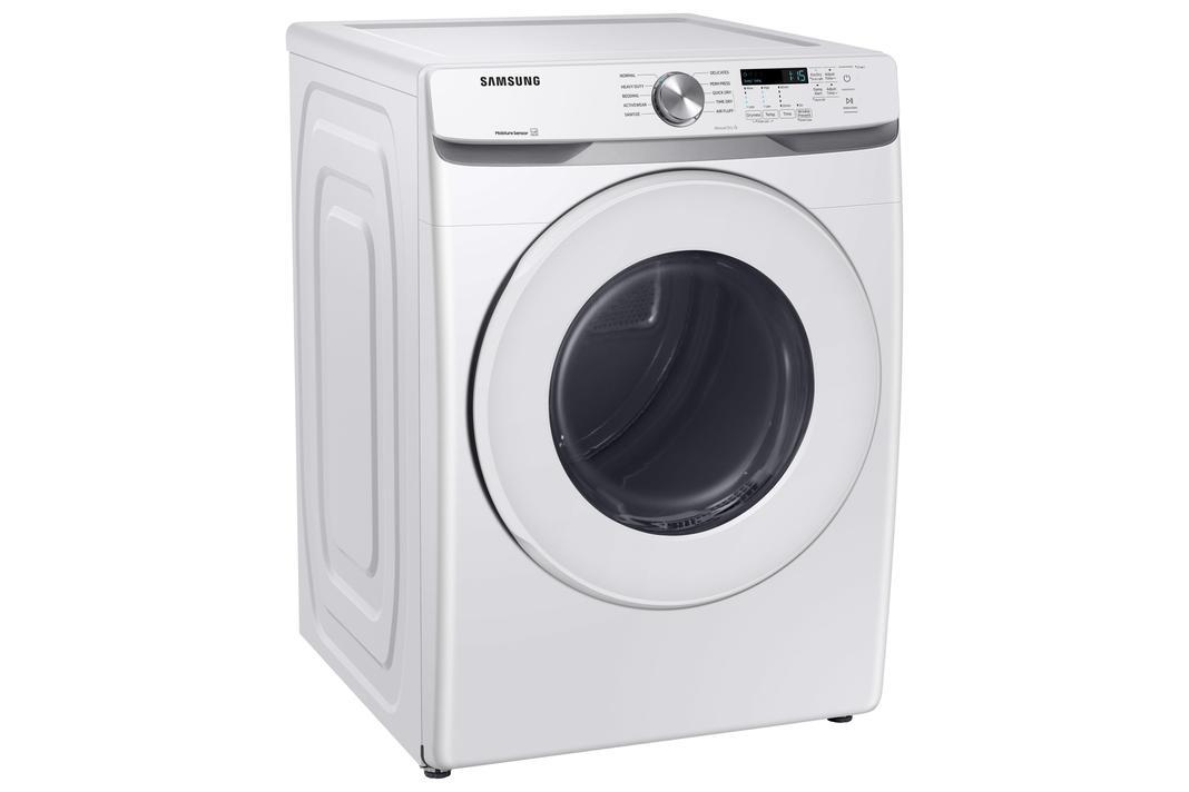 Samsung - 7.5 cu. ft  Electric Dryer in White - DVE45T6005W