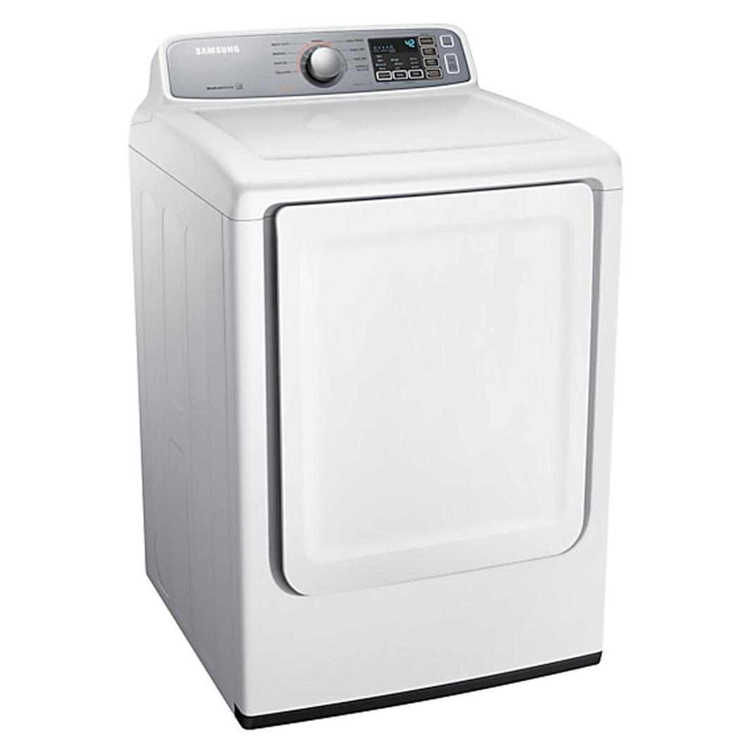 SAMSUNG - 7.4 cu. Ft  Electric Dryer in White - DVE45T7000W