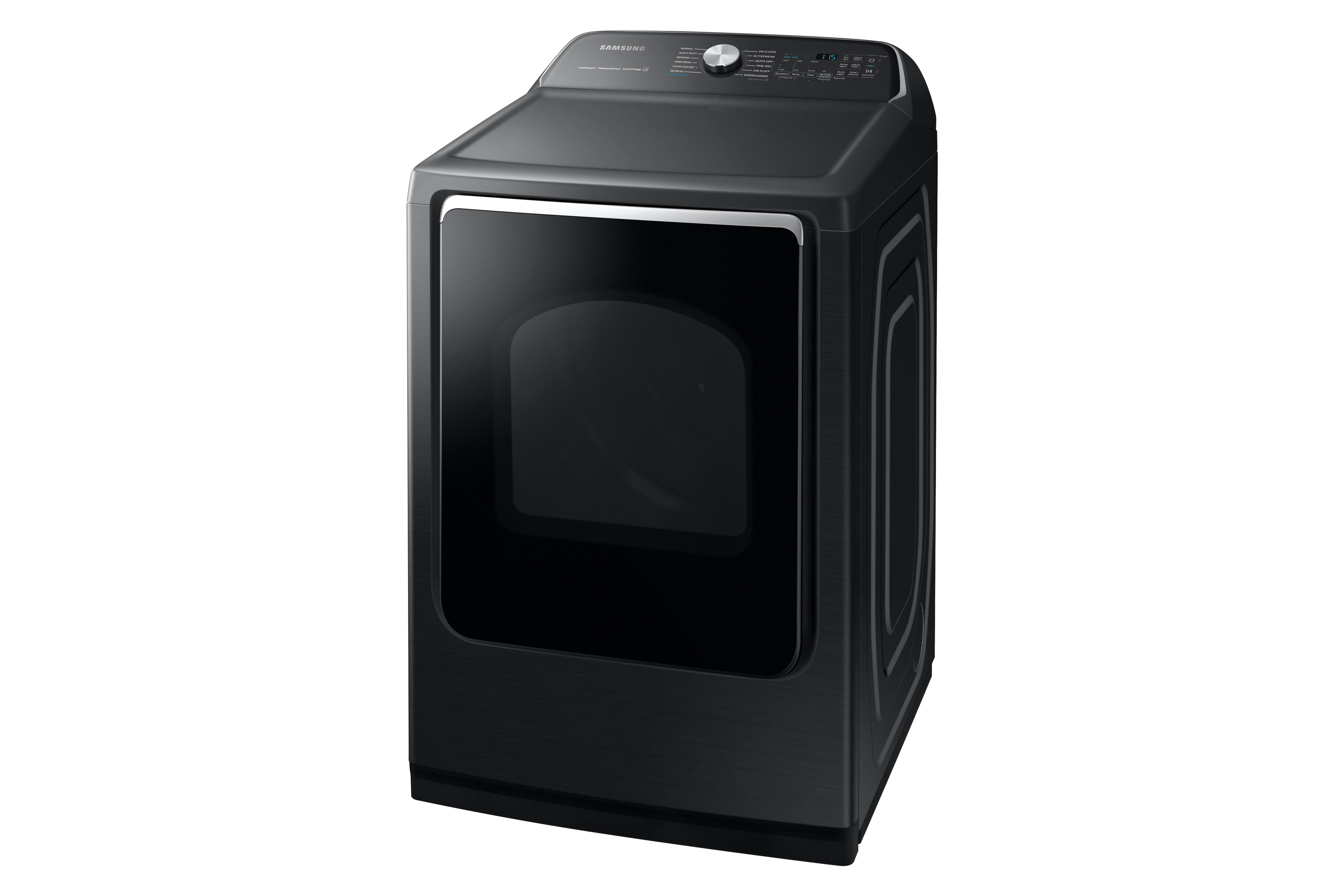 Samsung - 7.4 cu. Ft  Electric Dryer in Black Stainless - DVE52B7650V