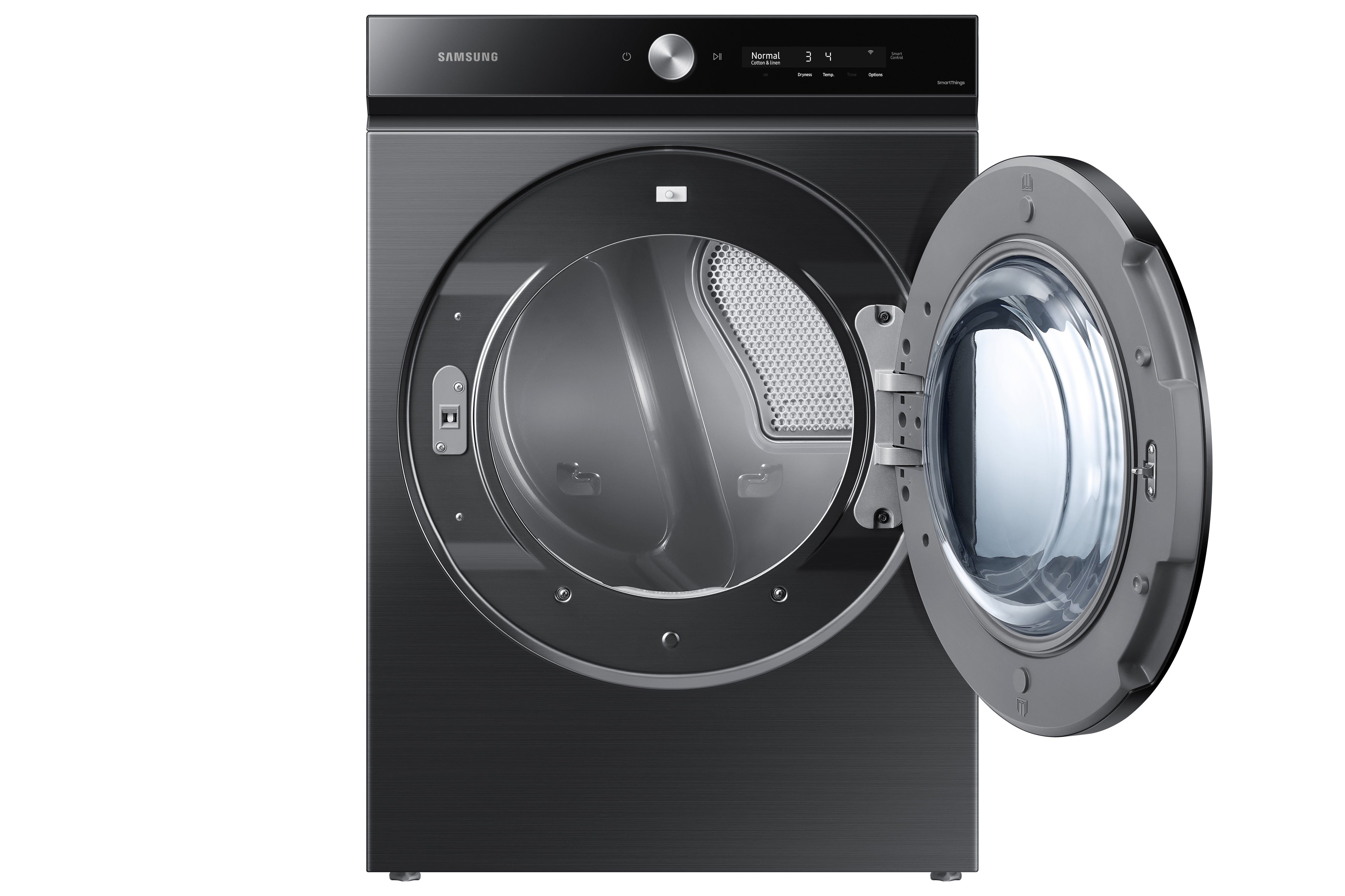 Samsung - 7.6 cu. Ft  Electric Dryer in Black Stainless - DVE53BB8700VAC