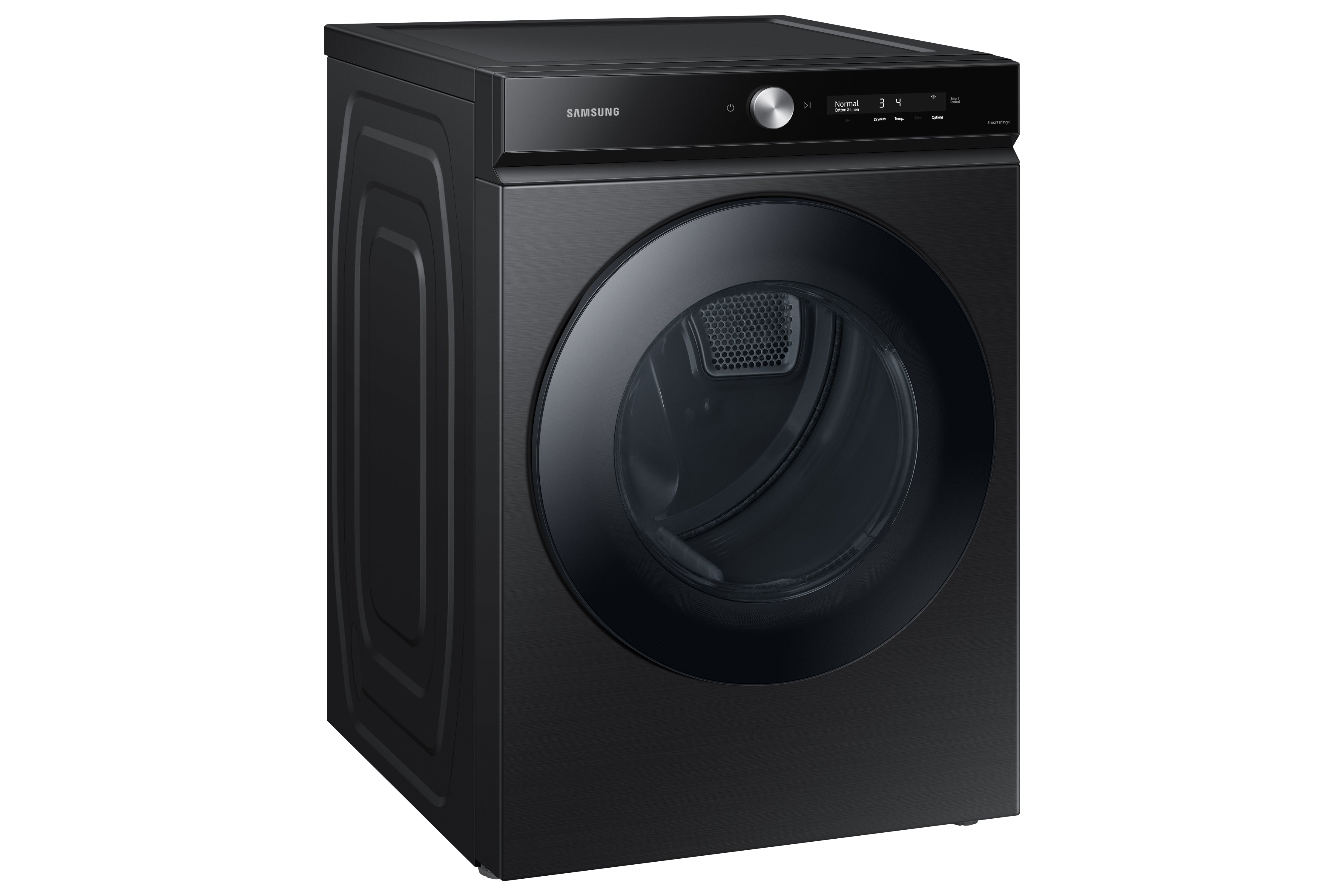 Samsung - 7.6 cu. Ft  Electric Dryer in Black Stainless - DVE53BB8700VAC
