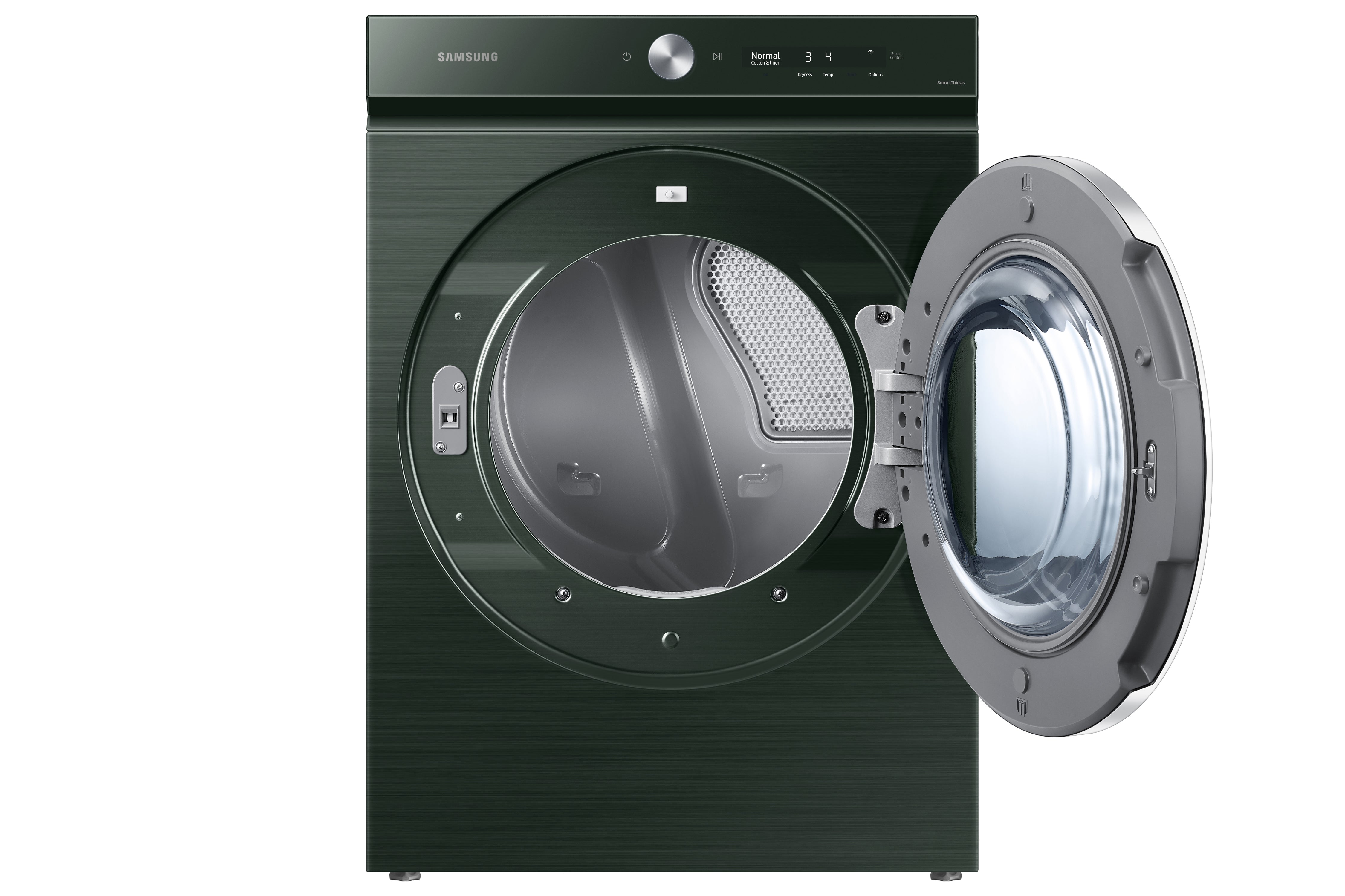 Samsung - 7.6 cu. Ft  Electric Dryer in Green - DVE53BB8900GAC