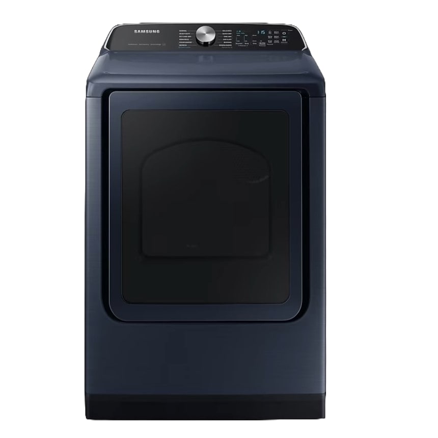 Samsung - 7.4 cu. Ft  Electric Dryer in Blue - DVE54CG7155DAC