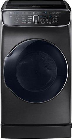 Samsung - 7.5 cu. Ft  Electric Dryer in Black Stainless - DVE60M9900V