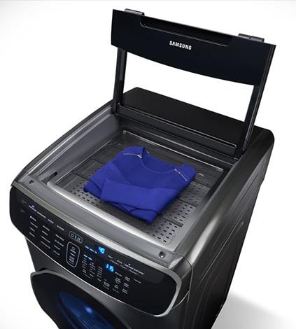 Samsung - 7.5 cu. Ft  Electric Dryer in Black Stainless - DVE60M9900V