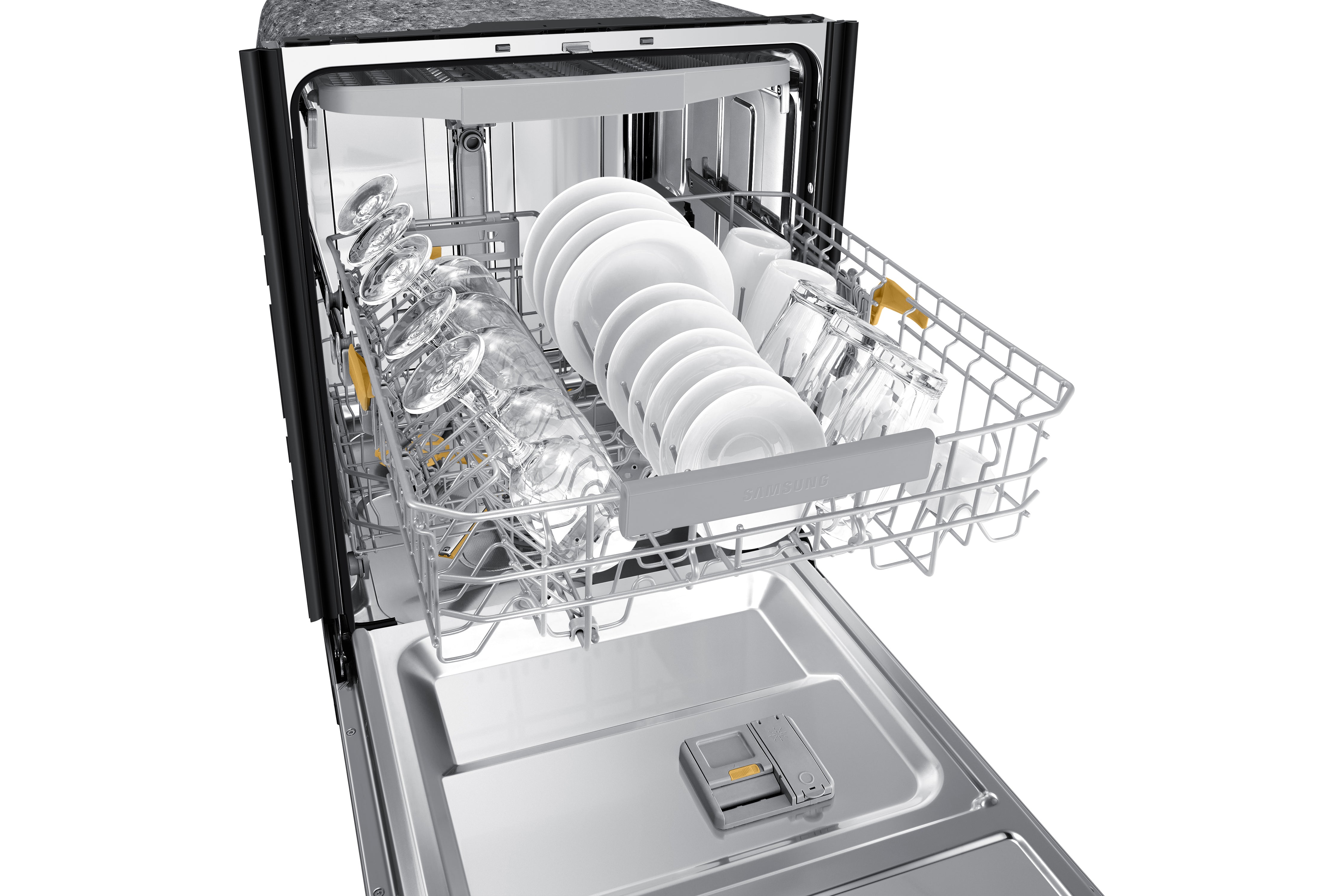 Samsung - Bespoke 42 dBA Built In Dishwasher in Panel Ready - DW80B7070AP