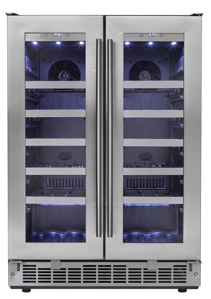 Silhouette - 23.8 Inch 4.7 cu. ft Wine Fridge Refrigerator in Stainless - DWC047D1BSSPR
