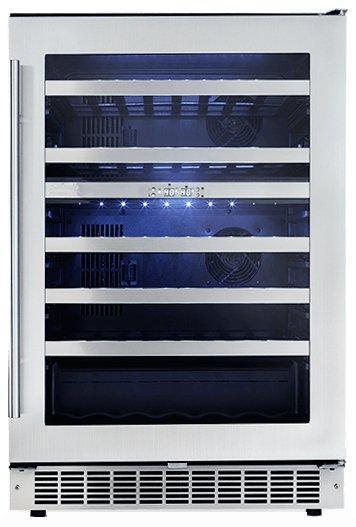 Silhouette - 23.82 Inch 5.3 cu. ft Built In / Integrated Refrigerator in Stainless - DWC053D1BSSPR