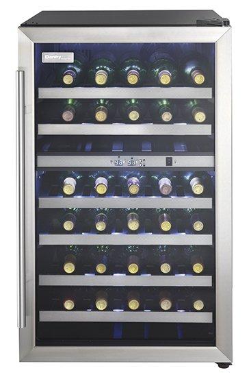 Danby - 19.4 Inch 4 cu. ft Wine Fridge Refrigerator in Stainless - DWC114BLSDD