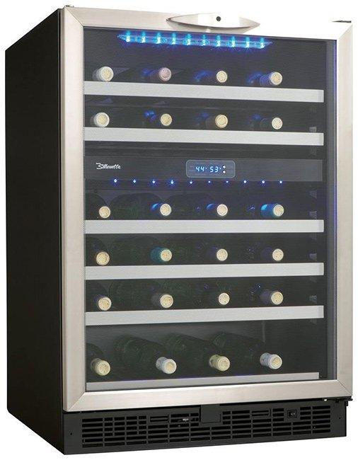 Silhouette - 23.8125 Inch 5.1 cu. ft Built In / Integrated Refrigerator in Stainless - DWC518BLS