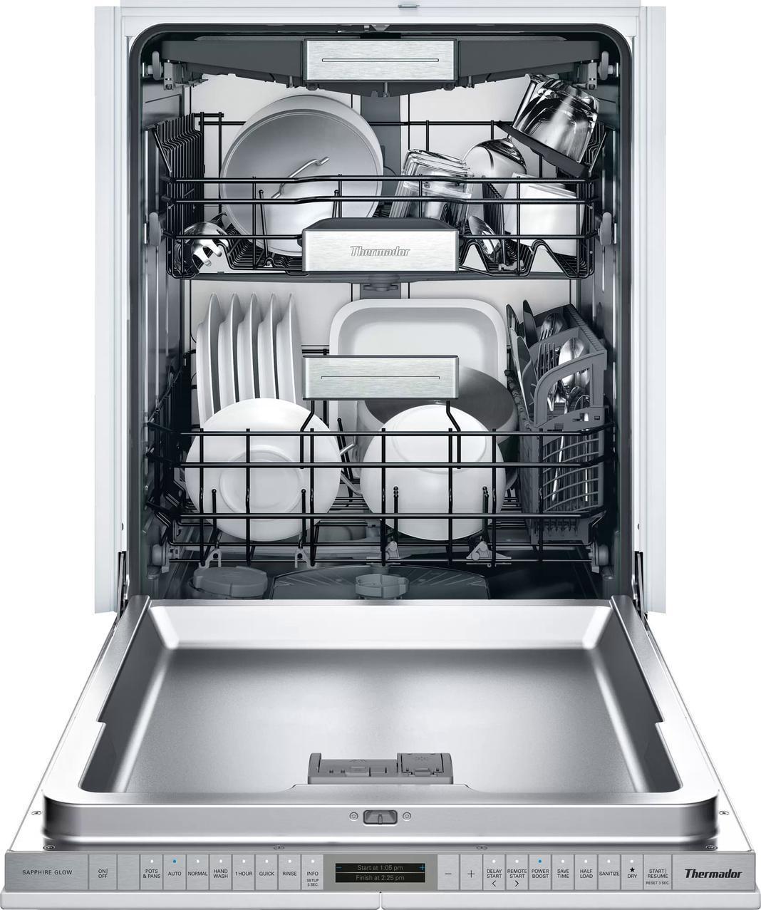 Thermador - 42 dBA Built In Dishwasher in Panel Ready - DWHD770WPR
